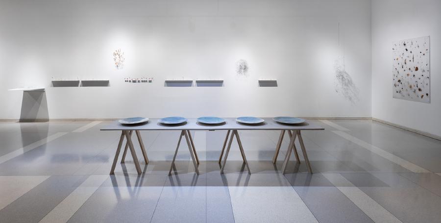 Installation at Moore College of Art and Design, Visionary Woman Award, 2019