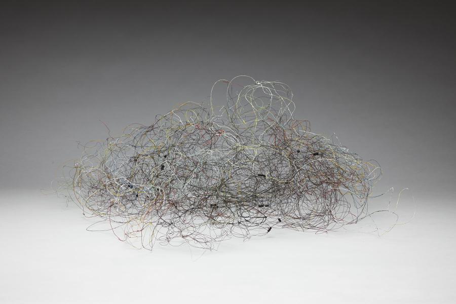2016, wire and paint, 6 x 16 x 20"