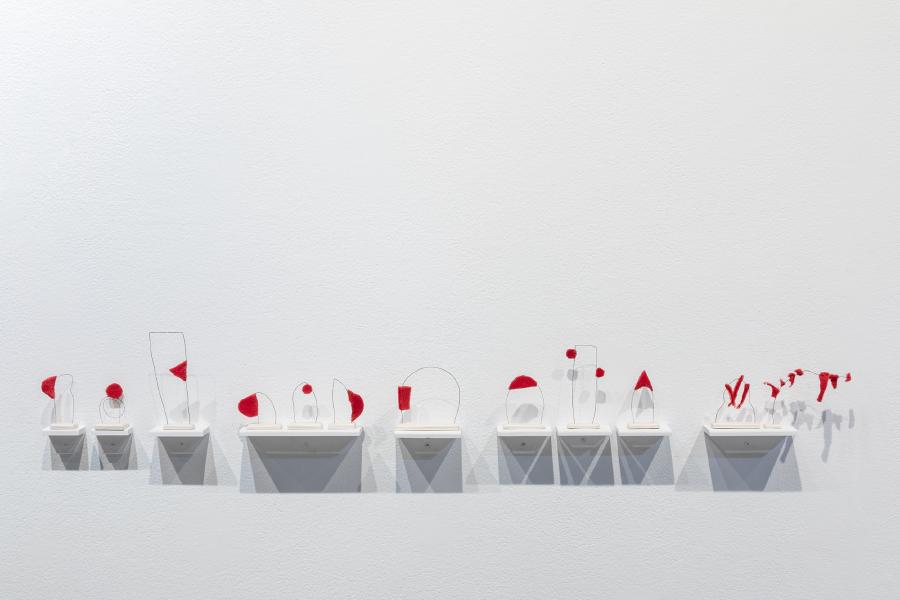 Installation at Moore College of Art and Design, Visionary Woman Award, 2019